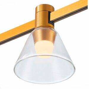 ST814.246.03_01W ST814.246.03 Магнитный трековый светильник FARM Золотистый LED 1*3W 4000K 89Lm Ra90 120 IP20 D90xH1