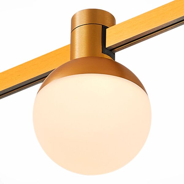 ST815.246.05_01W ST815.246.05 Магнитный трековый светильник FARM Золотистый LED 1*5W 4000K 213Lm Ra90 120 IP20 D75xH1