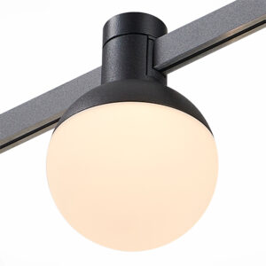 ST815.406.05_01W ST815.406.05 Магнитный трековый светильник FARM Черный LED 1*5W 3000K 213Lm 120 IP20 D75xH109 24