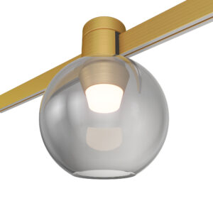 ST819.206.03 Магнитный трековый светильник FARM Золотистый LED 1*3W 3000K 128Lm 120 IP20 D85xH11