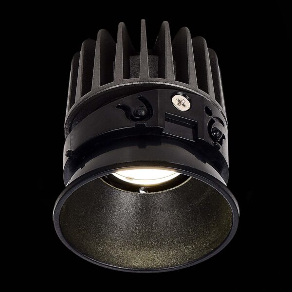 ST851.438.07_01B ST851.438.12.1 Светодиодный модуль Черный LED 1*7W 3000K 560Lm Ra>90 36° IP20 D69xH75 220-240V