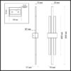 a1078394ddaa12dd574bdd731de1e13b 5686/18WL LEDIO LN26 444 золотой, белый Настенный светильник LED 21W 3000K 220V TOVE