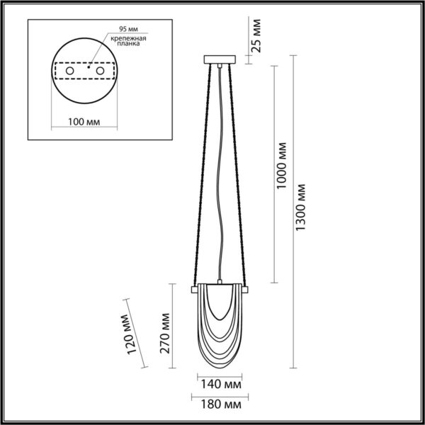 a191df00d0f3bb69c440a8bbd8d76e10 6515/1 NEOCLASSI LN23 000 латунь Подвес E14 1*40W 220V OCHRE