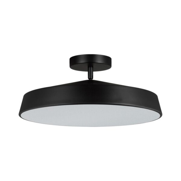 7656/48L MITRA LED SN 547 Светильник пластик/белый/черный LED 48Вт 4000K D400 IP20 MIRA BLACK