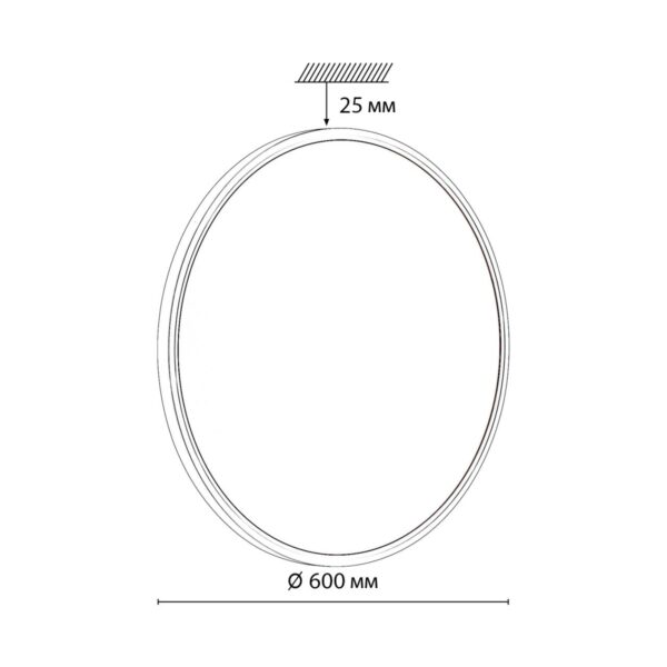 a489bf1ad5ad84f6e26cb776b5d1bb7d 7660/48L MITRA LED SN 554 Светильник пластик/белый/черный LED 48Вт 3000/4000K D600 IP40 ALFA BLACK