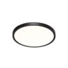 7660/24L MITRA LED SN 554 Светильник пластик/белый/черный LED 24Вт 3000/4000K D300 IP40 ALFA BLACK