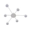 a51a105323a74217409e4fe4fb9199b1 8343/6C COMFI LN26 252 белый, металл Люстра GX53 LED 6*7W 220V TORINA