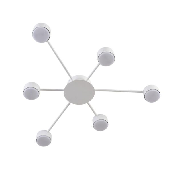a51a105323a74217409e4fe4fb9199b1 8343/6C COMFI LN26 252 белый, металл Люстра GX53 LED 6*7W 220V TORINA