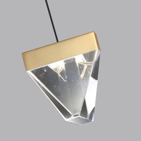 6678/5L L-VISION ODL24 000 Подвесной светильник латунь/металл/хрусталь IP20 LED 5W 320Лм 3500K RAY