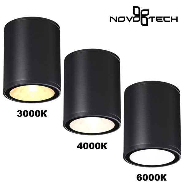 359535 STREET NT25 000 черный Светильник ландшафтный с переключ. цветовой температуры IP65 LED 10W 100-240V 3000К4000К6000К TUMBLER