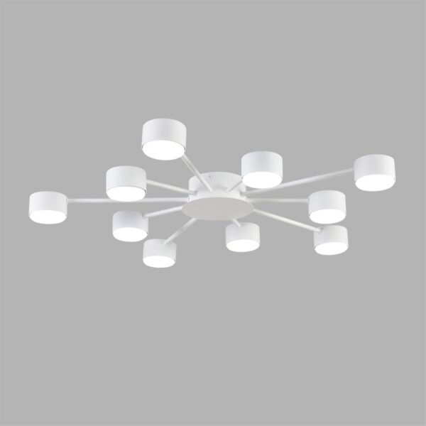 a731c4752daf4e2aa1ed84a3e5e89f17 8343/10C COMFI LN26 252 белый, металл Люстра GX53 LED 10*7W 220V TORINA