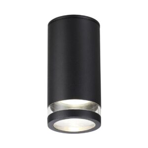 a94928ce00a34f5e7eb03b06afd99fdd 6605/1C HIGHTECH ODL23 000 черный/металл/пвх стойкий к УФ излучению Потолочный св-к IP65 LED GU10 7W MOTTO