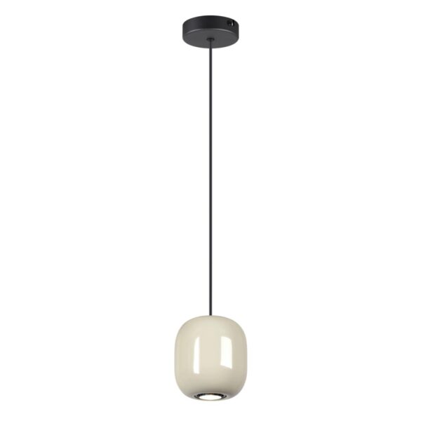 5053/1A PENDANT ODL24 375 черный/цвет слонов.кости//металл Подвес GU10 LED 4W OVALI
