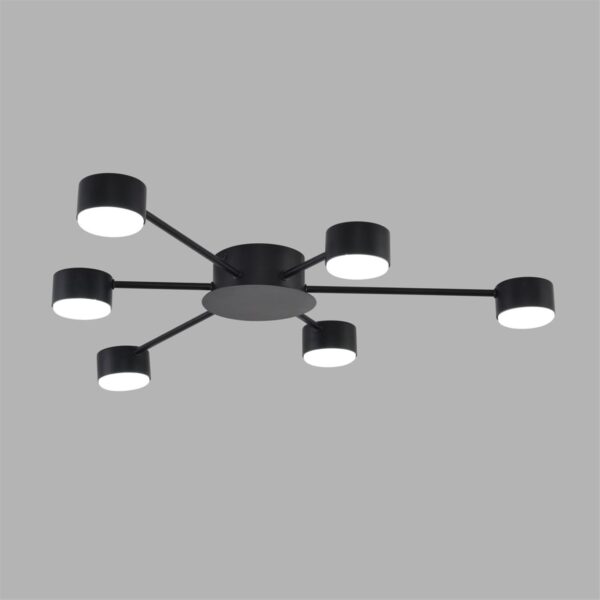 aa9318729370ded3b9746137c8eed165 8344/6C COMFI LN26 251 черный, металл Люстра GX53 LED 6*7W 220V TORINA