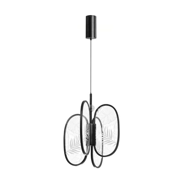 ac636380d8a2d8efebf63f0bf289e395 6665/38L L-VISION ODL_EX24 000 Подвесной светильник брашир. черный/металл/акрил IP20 LED 38W 2090Лм 3000K PIUMA