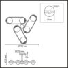 acb25d62b395e1f593ec6455baf46a0b 8060/6C COMFI LN24 000 черный/дымчатый металл/стекло Люстра потолочная E27 6*60W 220V CAMILIE