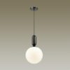 4671/1 PENDANT ODL20 393 черный/белый Подвес E27 1*40W (тип лампы СВЕЧА ) 220V OKIA