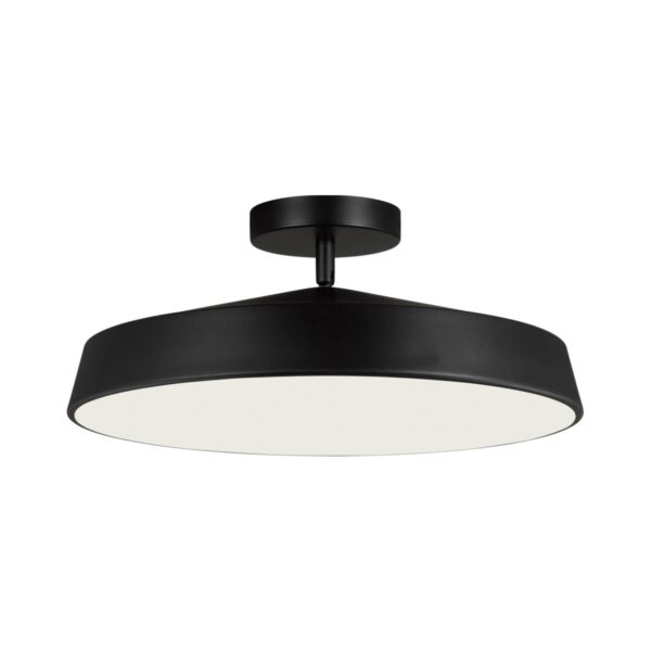 7656/48L MITRA LED SN 547 Светильник пластик/белый/черный LED 48Вт 4000K D400 IP20 MIRA BLACK