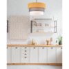 8038/3 MODERNI LN26 188 никель/желтый/серый/белый, металл/текстиль Подвесной светильник Е27 3*60W 220V ILAIDA