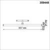 ae835c0f924f675c31e6ae7ecbeddf7e 359448 SHINO NT24 132 черный Трековый низковольт. св-к диммир. со сменой цв.температуры, пульт ДУ/Tuya Smart Life IP20 LED 12W 48V 3000-6000K FLUM