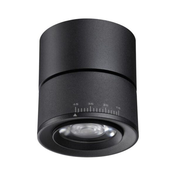 358946 OVER NT22 362 черный Светильник накладной светодиодный IP20 LED 4000К 18W 220V EDDY