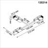 af495febe3a34be6603404163370242c 135314 PORT NT25 206 черный Гибкий токопроводящий соединитель "T" IP20 90-240V VECTOR