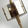 4895/2T MODERN ODL_EX23 000 бронзовый/дымчатый/металл/стекло Настольная лампа E27 2*40W MARGARET