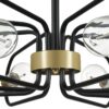 8058/8C COMFI LN24 000 черный, медь/ металл/ Люстра потолочная E27 8*60W 220V ALMIRA