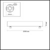 b1c58b47a52842508c29c3d05181f539 5041/2R L-VISION ODL24 533 черный/металл База для 2-х колец TRONI