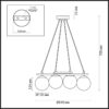 b221134f7c7c1e9034e263355db8adb5 5212/4 MODERNI LN26 175 черный, золотой Люстра E27 4*60W 220V RANDI
