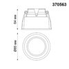 370563 SPOT NT19 516 белый Встраиваемый светильник IP20 GU10 50W 220-240V CLOUD