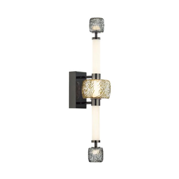 5427/28WL L-VISION ODL_EX24 000 черный хром/белый/дымчатый/коньячный/металл/стекло/акрил Бра LED 28W 3000K KLIFF
