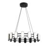 8342/35L LEDIO LN26 226 черный/белый металл/акрил Люстра подвесная LED 35W 4000K 220V OVELA