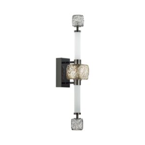 b54eba715f8a943c6a7525151a427bda 5427/28WL L-VISION ODL_EX24 000 черный хром/белый/дымчатый/коньячный/металл/стекло/акрил Бра LED 28W 3000K KLIFF