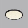 7662/24L MITRA LED SN 555 Светильник пластик/белый/черный LED 24Вт 3000/4000K D300 IP40 OMEGA BLACK