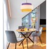 b8df016cfbce88dd1125368bc53ce34a 8281/4 MODERNI LN26 183 черный/фиолетовый/бежевый/желтый, металл/текстиль Светильник подвесной E14 4*40W 220V PALERMO