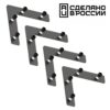 ba78cefd99c74dae1d45ca66f3892bc1 135134 NT21 123 черный Соединитель угловой плоский для арт 135129-135130; 135179-135180; 135189-135192 (4 шт. в комплекте) FLUM