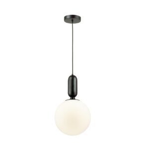 4671/1 PENDANT ODL20 393 черный/белый Подвес E27 1*40W (тип лампы СВЕЧА ) 220V OKIA