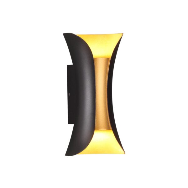 bc1db1111e742995a62c7fee192b69b1 3886/6BG HIGHTECH ODL20 501 черн/золот/металл Настен.светильник LED 4000K 120° 6W 220V IP54 KRISTA