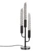 5459/9TL L-VISION ODL_EX26 041 черный глянцевый/прозрачн./металл/стекло/хрустальное стекло Настольная лампа LED 9W (3*3W) 3000K 460Лм KOLOS