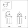 bd58794afd4f69ae1187844b99e73862 4961/1W NATURE ODL22 703 темно-коричневый/стекло Ландшафтный настенный светильник E27 1*60W IP44 MAVRET