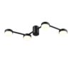 be20318f319ce5ff519de702744f6d49 8187/4C COMFI LN26 249 черный, металл Люстра потолочная LED GX53 4*7W 220V SANATA