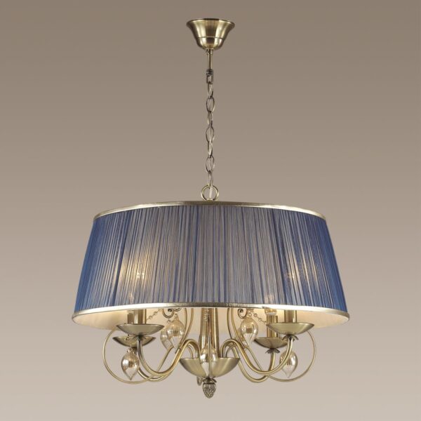 bebad6b0b5fda2100386c4970a339cde 3921/4 CLASSIC ODL18 648 бронза/ткань/стекло Люстра IP20 E14 4*40W 220V NIAGARA