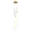 6639/33L HIGHTECH ODL24 225 металл/античная бронза/белые бусы из акрила Подвесной светильник IP 20 LED 33W 3500K 220V MONELLA