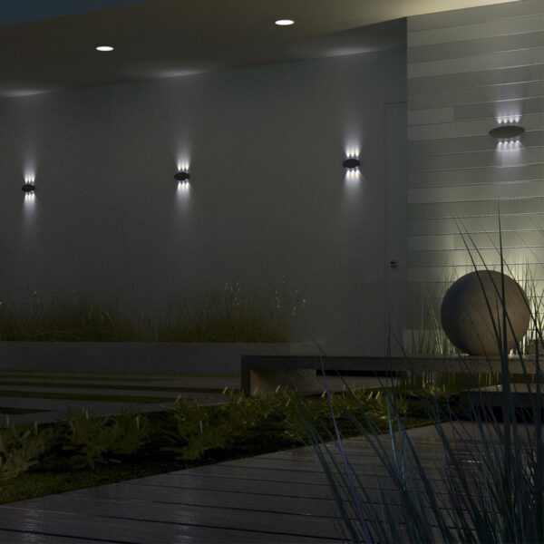 358563 STREET NT21 734 темно-серый Ландшафтный настенный светильник IP54 LED 4000K 6W 85-265V CALLE