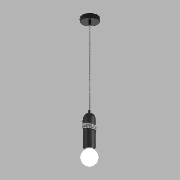 8364/1A ECO LN26 330 черный, металл/бетон Подвес E27 LED 10W 220V TESLA