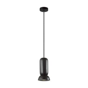 bf6c56e778a6e646febd137938098e77 5054/1D PENDANT ODL24 379 черный/металл/керамика Подвес GU10 LED 4W KERAMA