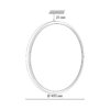 bfa4d13a68253e189173de58618bb564 7659/40L MITRA LED SN 551 Светильник пластик/белый LED 40Вт 3000/4000K D495 IP40 ALFA WHITE