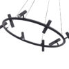 LPF21N 07613-8A,19 Люстра Верония черный Led 24w