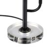 5459/9TL L-VISION ODL_EX26 041 черный глянцевый/прозрачн./металл/стекло/хрустальное стекло Настольная лампа LED 9W (3*3W) 3000K 460Лм KOLOS
